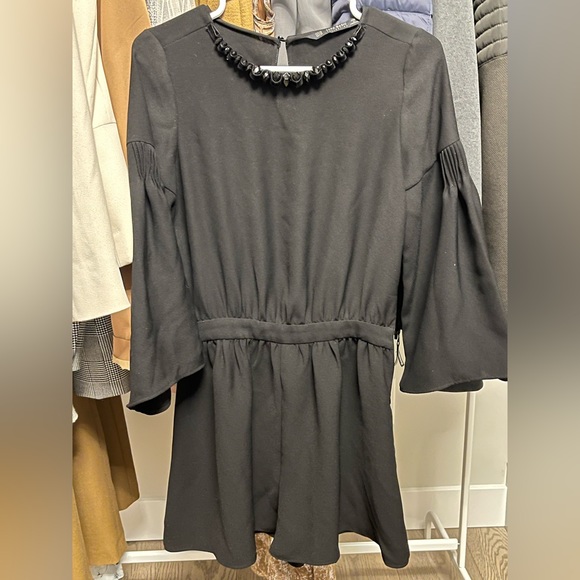 Zara black jumpsuit with detail - Picture 2 of 4